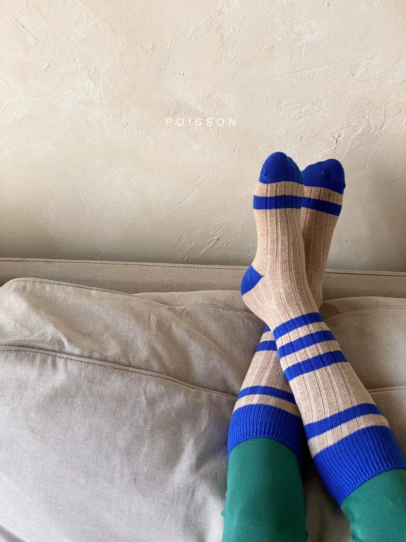 POISSON - Korean Children Fashion - #Kfashion4kids - Stripe Socks [set of 2] - 5
