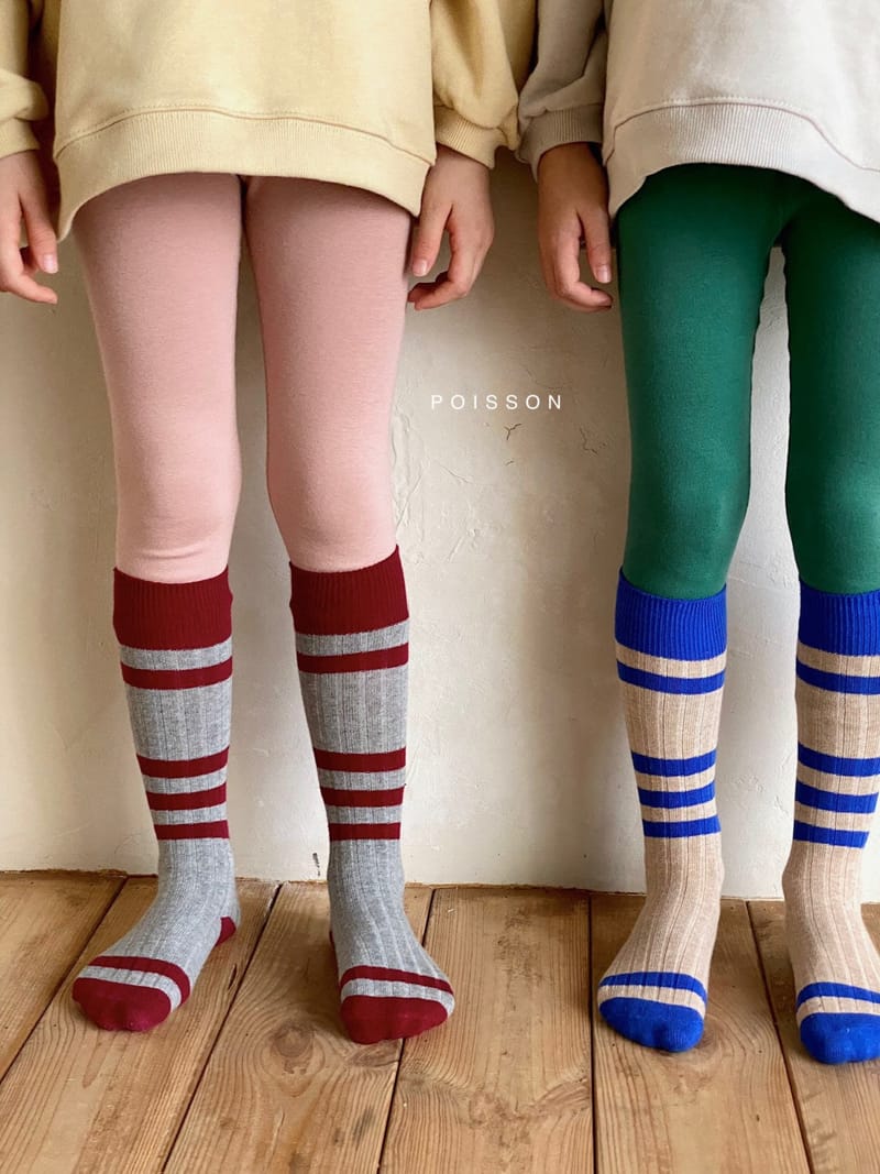 POISSON - Korean Children Fashion - #Kfashion4kids - Stripe Socks [set of 2] - 6