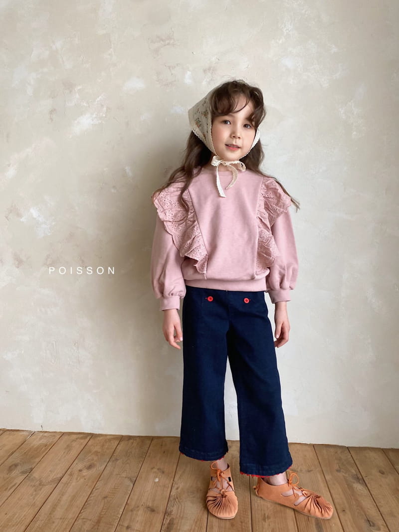 POISSON - Korean Children Fashion - #Kfashion4kids - Button Wide Pants - 10