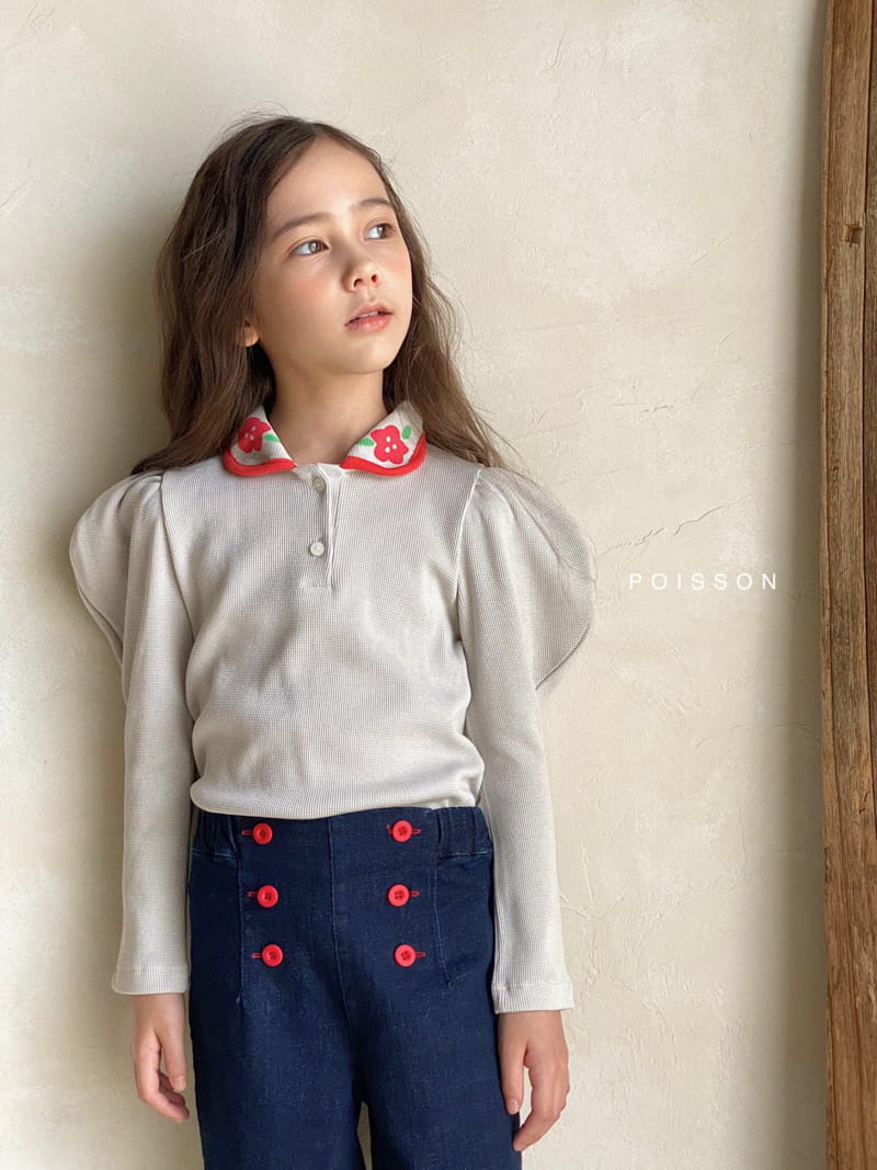POISSON - Korean Children Fashion - #Kfashion4kids - Button Wide Pants - 2