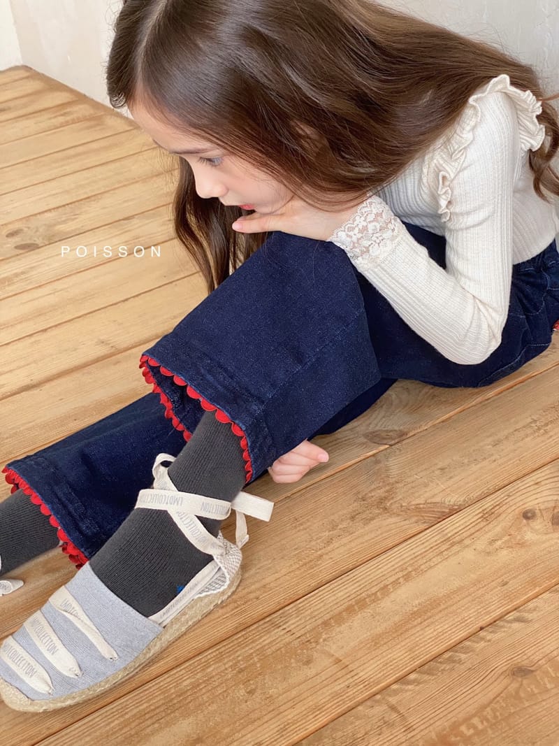 POISSON - Korean Children Fashion - #Kfashion4kids - Button Wide Pants - 7