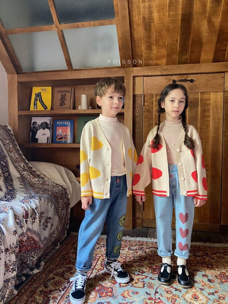 POISSON - Korean Children Fashion - #Kfashion4kids - Love Denim Pants - 6