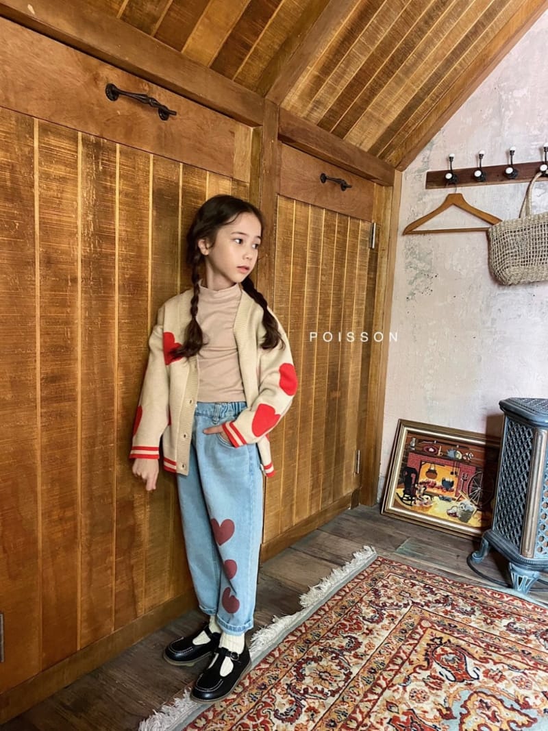POISSON - Korean Children Fashion - #Kfashion4kids - Love Denim Pants - 8