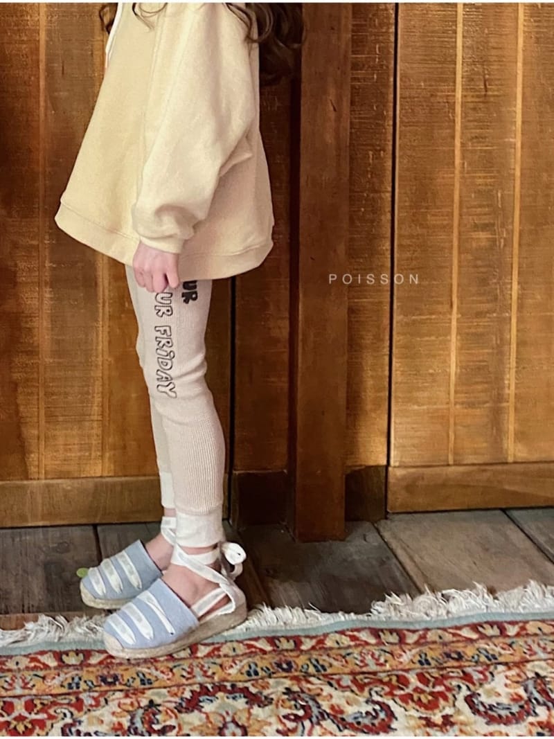 POISSON - Korean Children Fashion - #Kfashion4kids - Waffle Leggings - 2