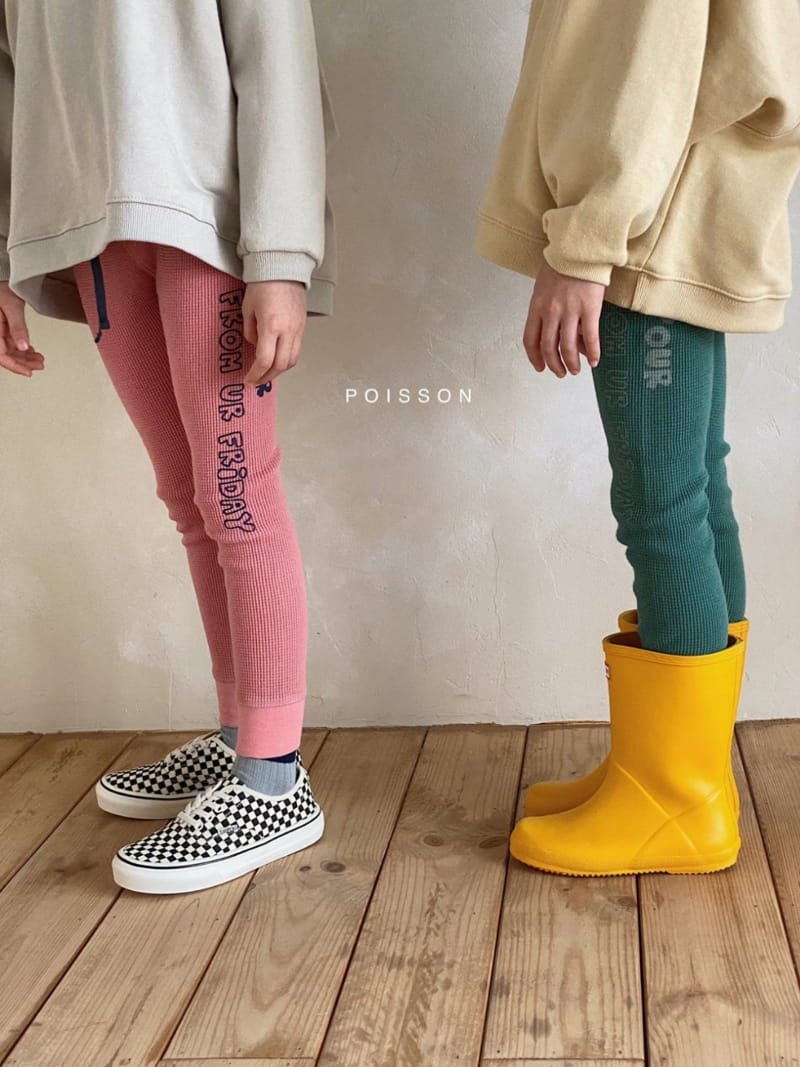 POISSON - Korean Children Fashion - #Kfashion4kids - Waffle Leggings - 8