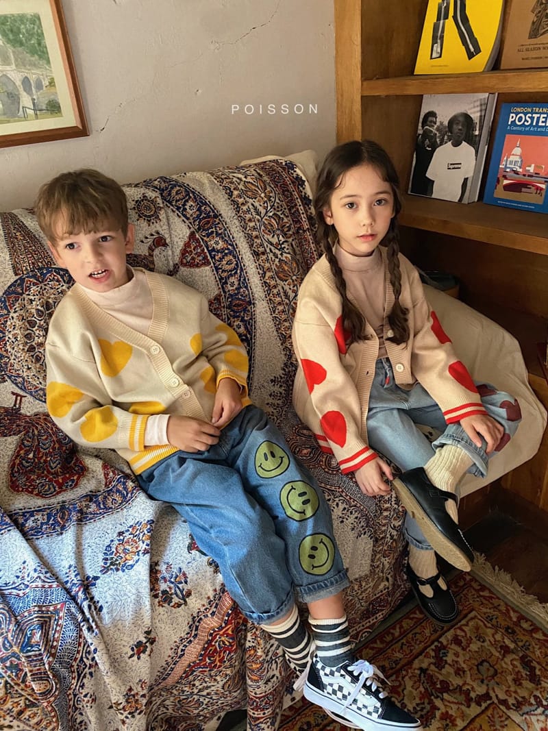 POISSON - Korean Children Fashion - #Kfashion4kids - Smile Denim Pants - 5