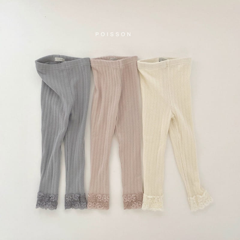 POISSON - Korean Children Fashion - #Kfashion4kids - Lace Leggings