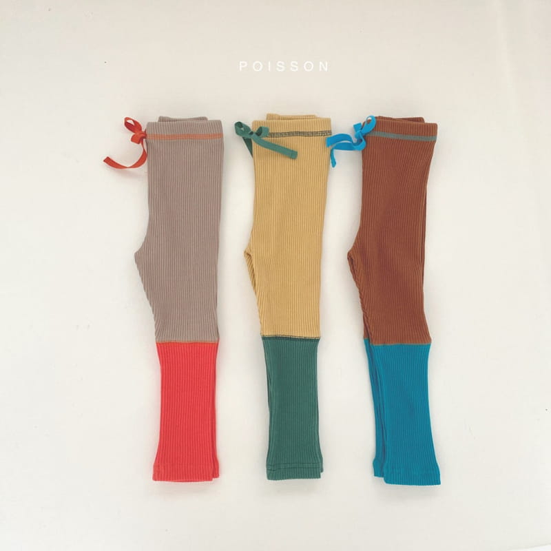 POISSON - Korean Children Fashion - #Kfashion4kids - Half Half Leggings