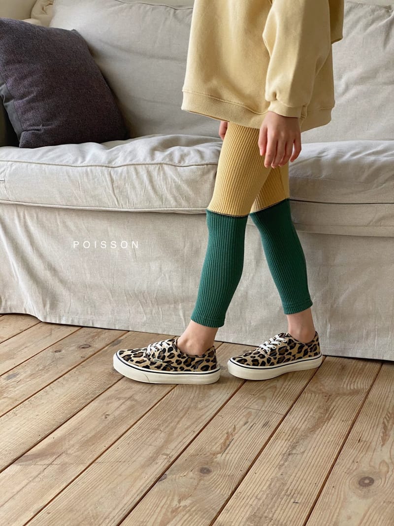 POISSON - Korean Children Fashion - #Kfashion4kids - Half Half Leggings - 7
