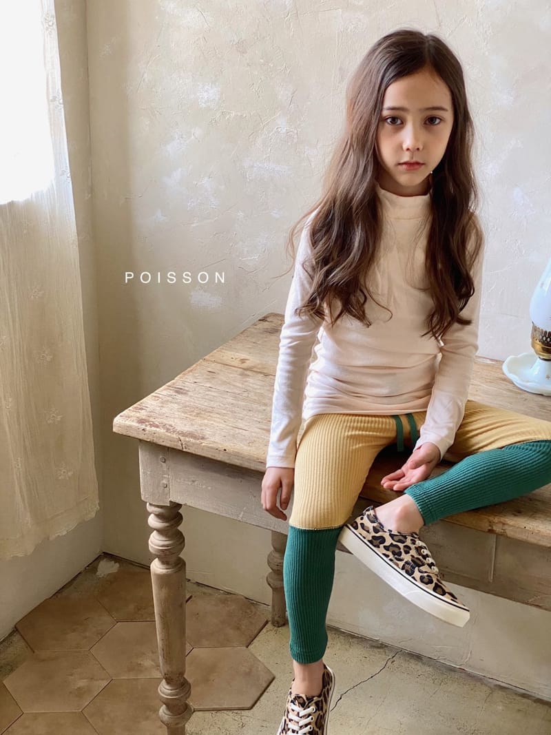 POISSON - Korean Children Fashion - #Kfashion4kids - Half Half Leggings - 9