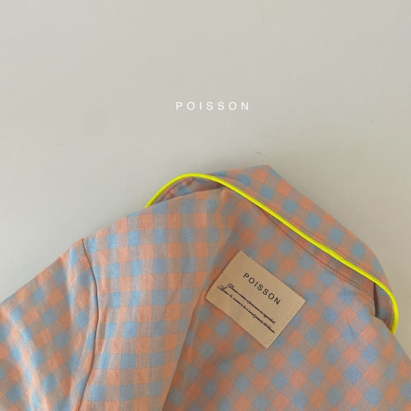 POISSON - Korean Children Fashion - #Kfashion4kids - Check Pajamas