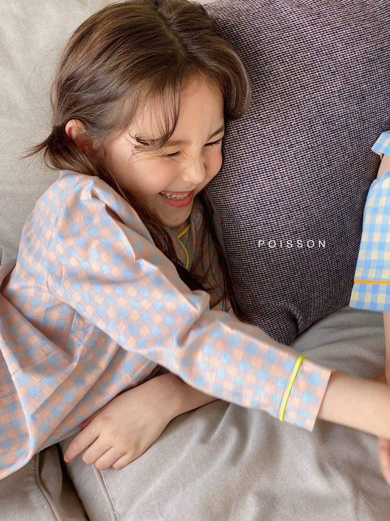 POISSON - Korean Children Fashion - #Kfashion4kids - Check Pajamas - 10