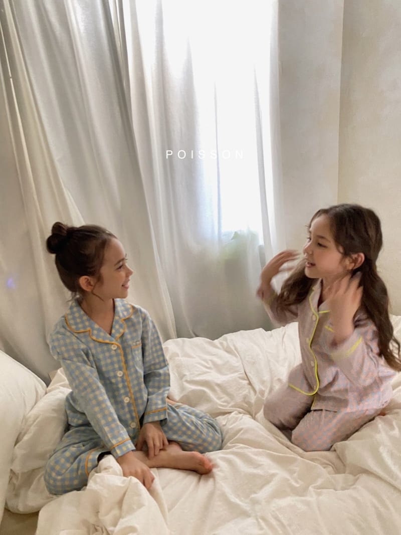 POISSON - Korean Children Fashion - #Kfashion4kids - Check Pajamas - 5