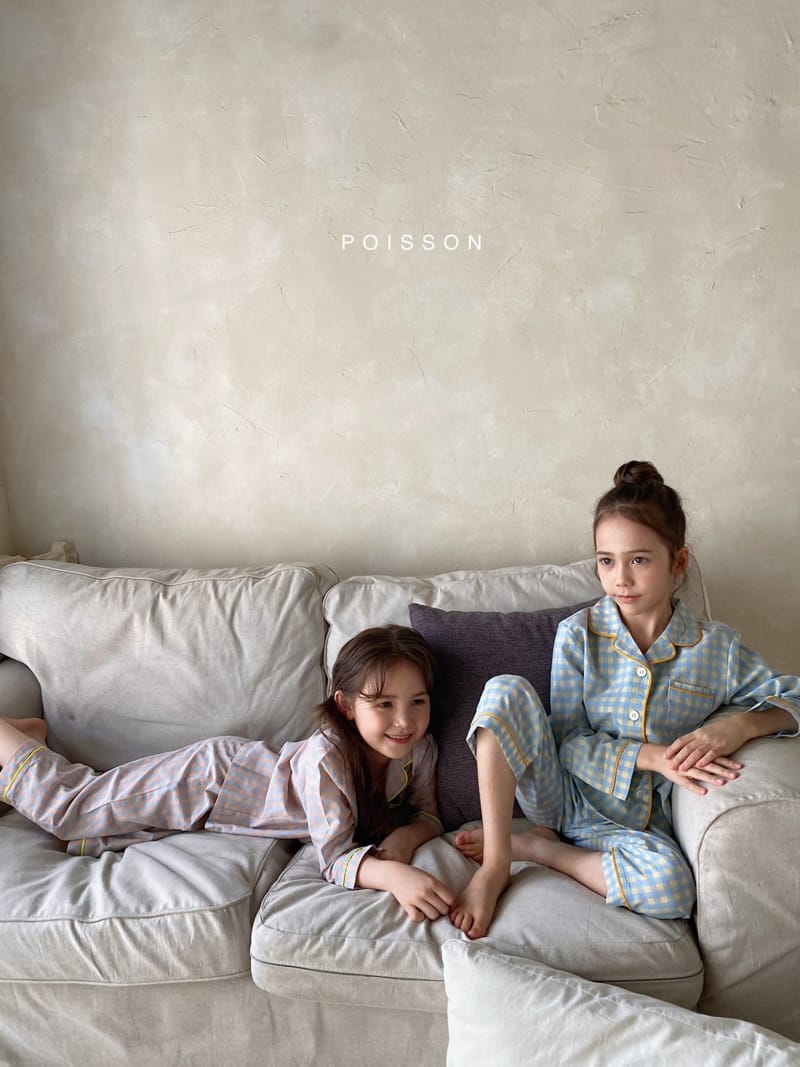 POISSON - Korean Children Fashion - #Kfashion4kids - Check Pajamas - 7