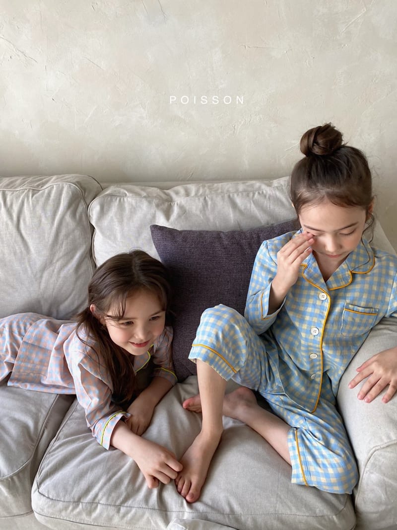 POISSON - Korean Children Fashion - #Kfashion4kids - Check Pajamas - 8