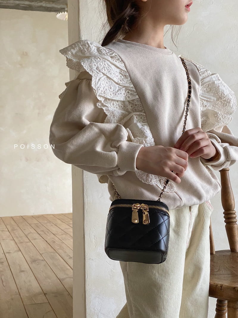 POISSON - Korean Children Fashion - #Kfashion4kids - Frill Sweatshirt