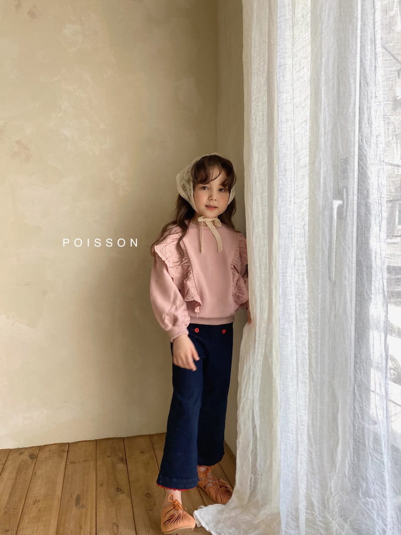 POISSON - Korean Children Fashion - #Kfashion4kids - Frill Sweatshirt - 12