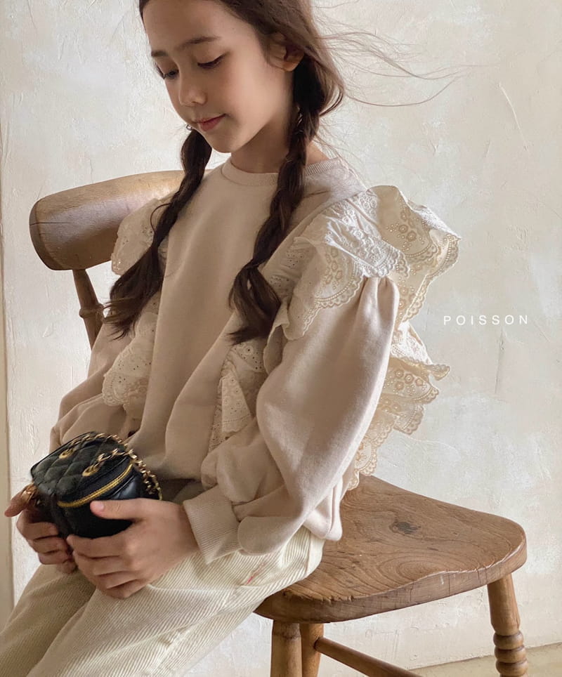 POISSON - Korean Children Fashion - #Kfashion4kids - Frill Sweatshirt - 5