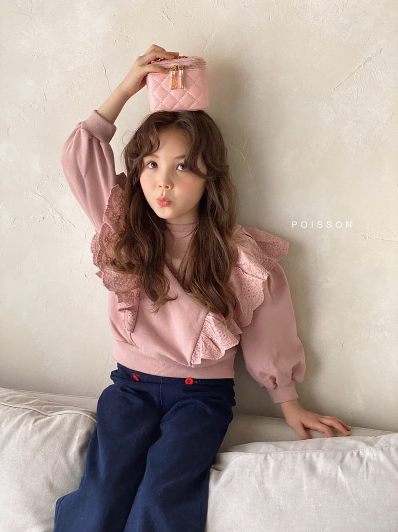 POISSON - Korean Children Fashion - #Kfashion4kids - Frill Sweatshirt - 9