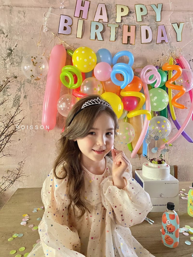 POISSON - Korean Children Fashion - #Kfashion4kids - Bling Etoile Dress - 12