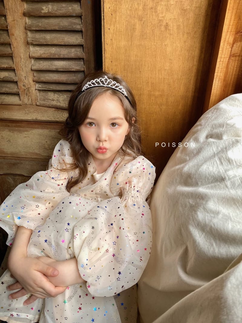 POISSON - Korean Children Fashion - #Kfashion4kids - Bling Etoile Dress - 6