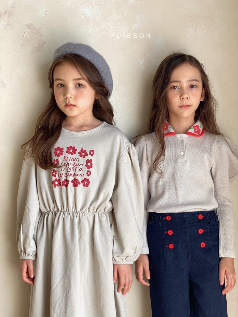POISSON - Korean Children Fashion - #Kfashion4kids - Flower Balloon One-piece