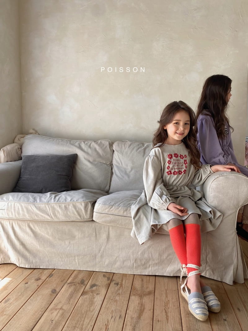 POISSON - Korean Children Fashion - #Kfashion4kids - Flower Balloon One-piece - 4