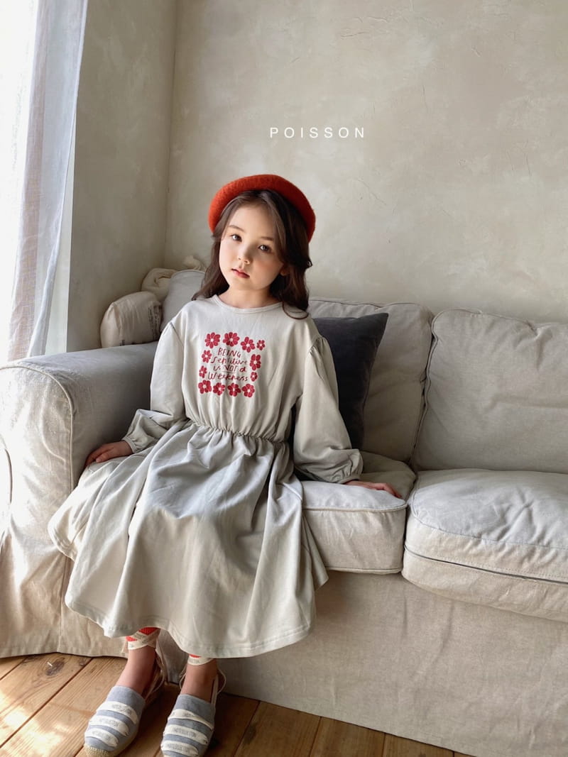 POISSON - Korean Children Fashion - #Kfashion4kids - Flower Balloon One-piece - 8