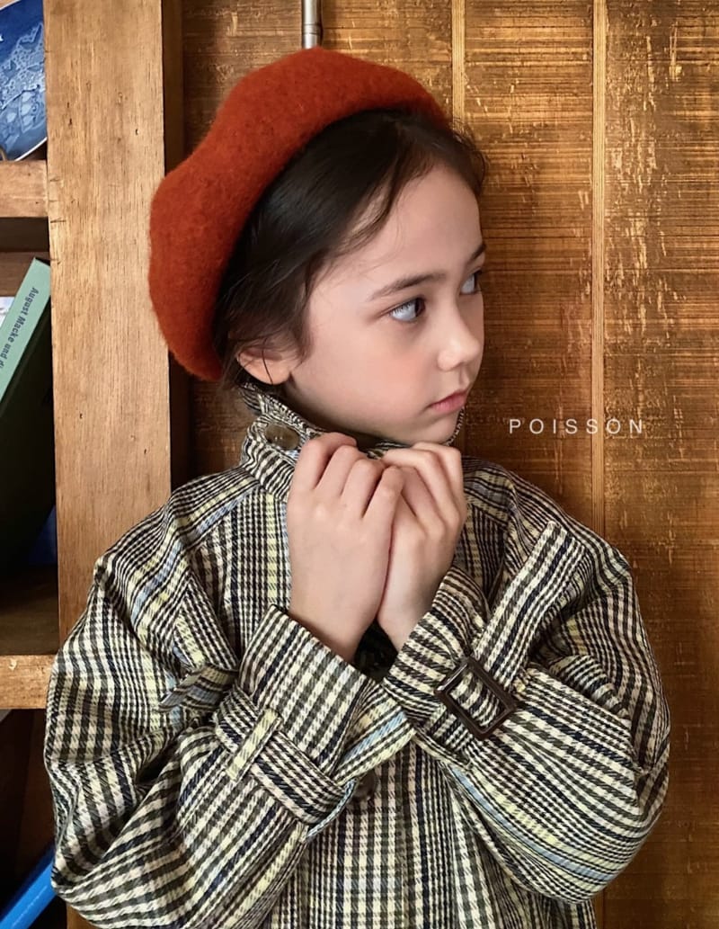 POISSON - Korean Children Fashion - #Kfashion4kids - Check Mac Coat - 2