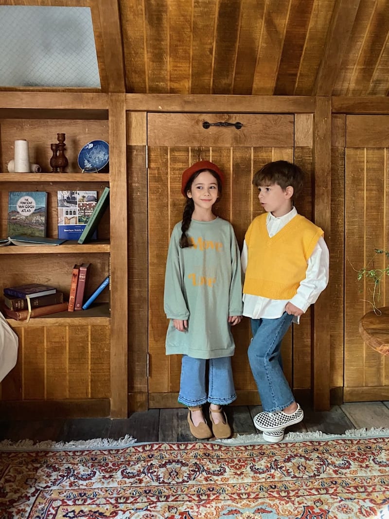 POISSON - Korean Children Fashion - #Kfashion4kids - Loose Cutting Denim Pants - 5
