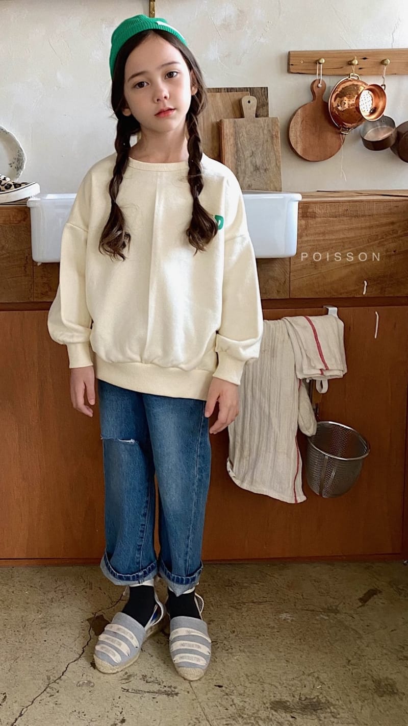 POISSON - Korean Children Fashion - #Kfashion4kids - Loose Cutting Denim Pants - 6