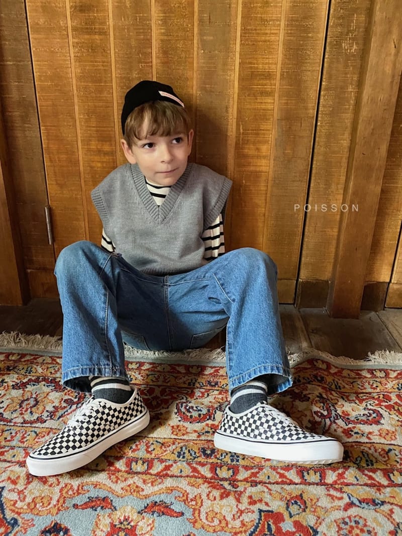 POISSON - Korean Children Fashion - #Kfashion4kids - Loose Cutting Denim Pants - 9