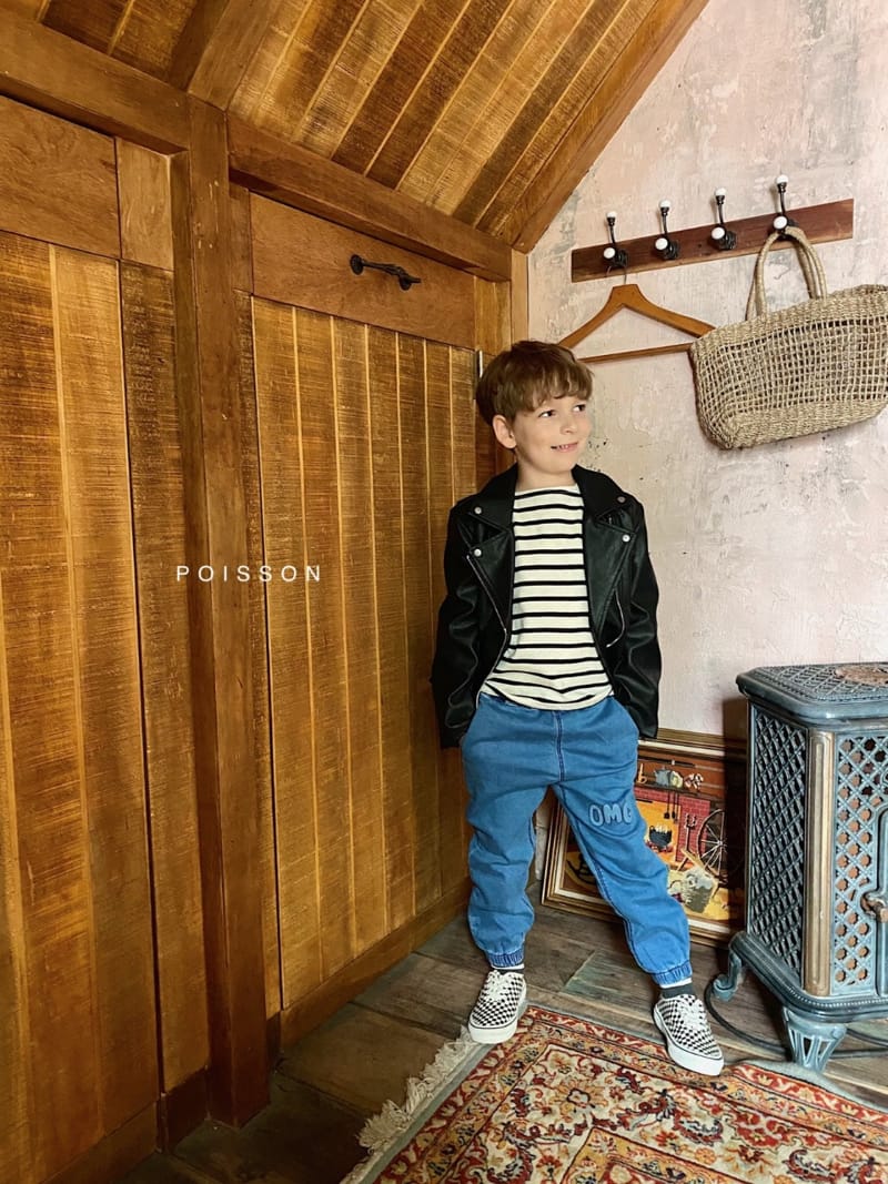 POISSON - Korean Children Fashion - #Kfashion4kids - OMG Jogger Denim Pants - 10