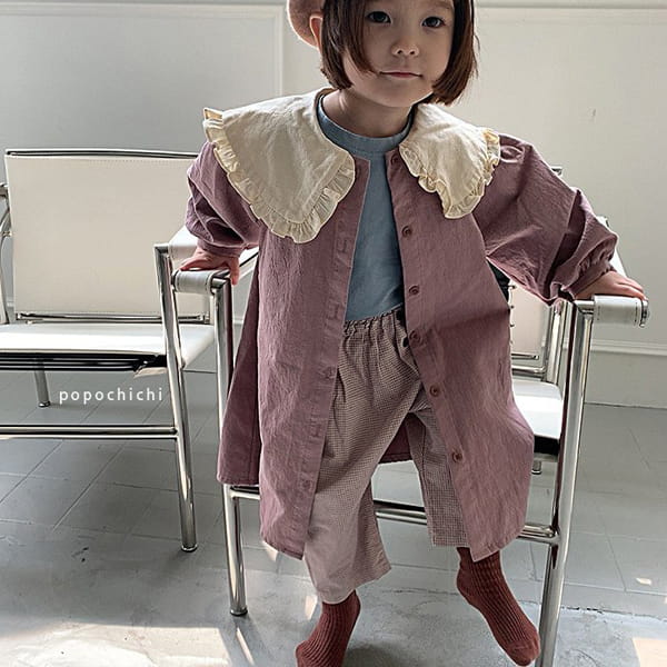 POPOCHICHI - Korean Children Fashion - #Kfashion4kids - Sketchbook Collar Trench Coat - 2