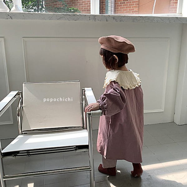 POPOCHICHI - Korean Children Fashion - #Kfashion4kids - Sketchbook Collar Trench Coat - 3