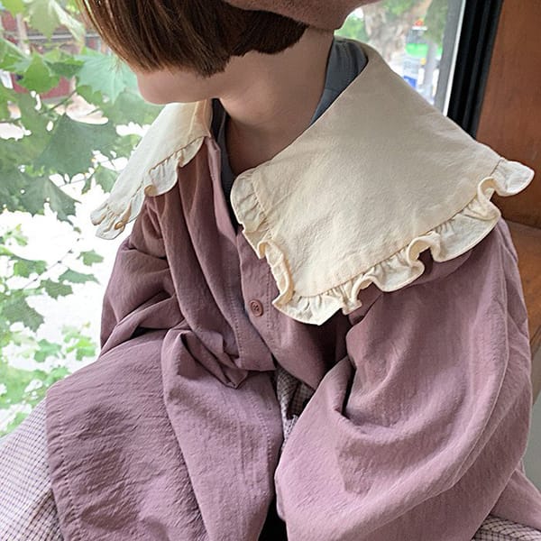 POPOCHICHI - Korean Children Fashion - #Kfashion4kids - Sketchbook Collar Trench Coat - 8