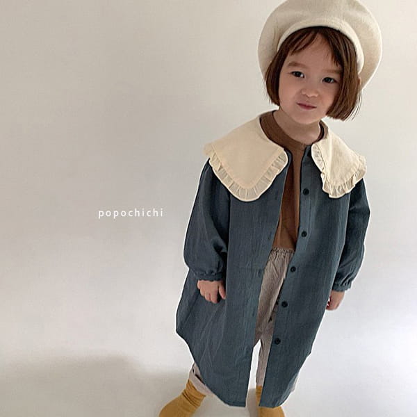 POPOCHICHI - Korean Children Fashion - #Kfashion4kids - Sketchbook Collar Trench Coat - 9