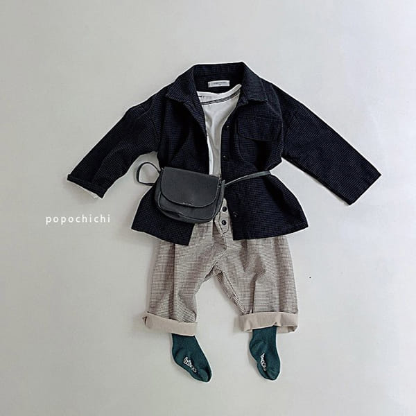 POPOCHICHI - Korean Children Fashion - #Kfashion4kids - Graph Paper Slacks - 10