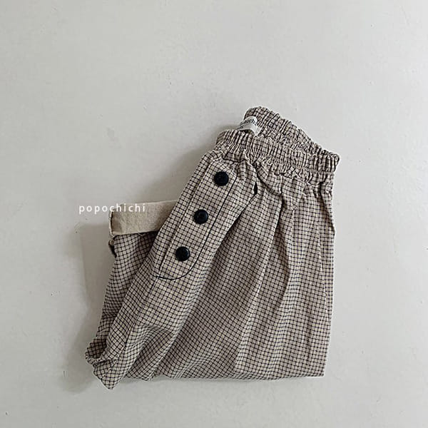 POPOCHICHI - Korean Children Fashion - #Kfashion4kids - Graph Paper Slacks - 12