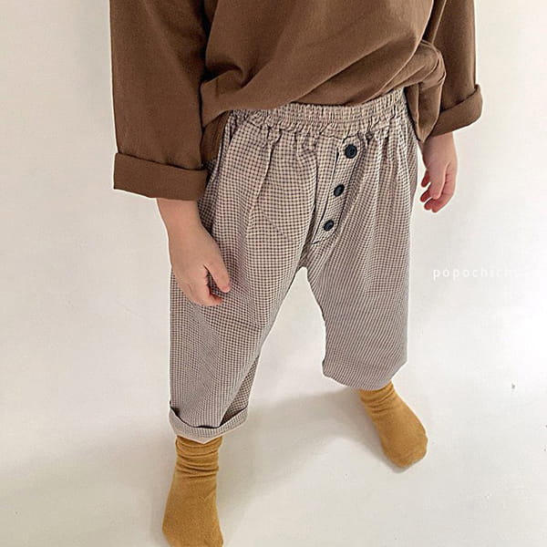 POPOCHICHI - Korean Children Fashion - #Kfashion4kids - Graph Paper Slacks - 2
