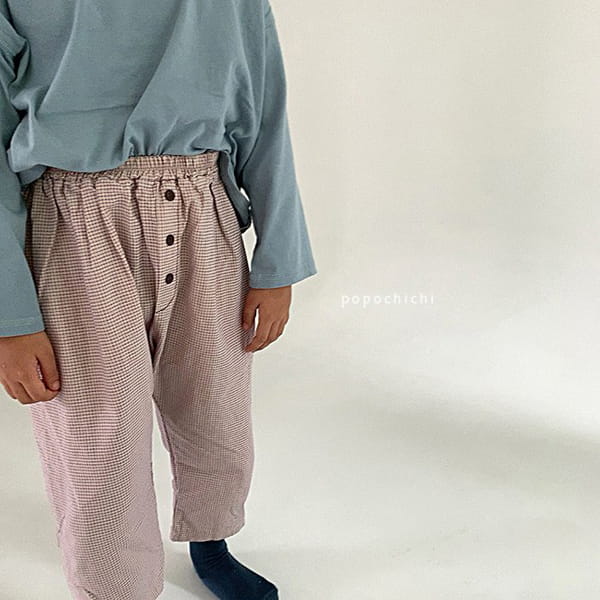 POPOCHICHI - Korean Children Fashion - #Kfashion4kids - Graph Paper Slacks - 5