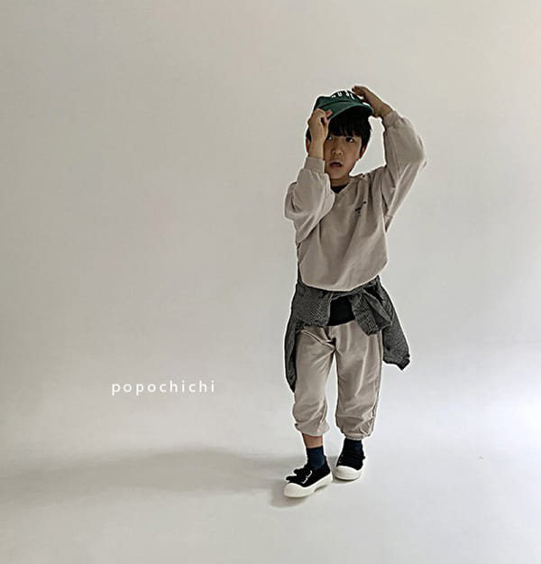 POPOCHICHI - Korean Children Fashion - #Kfashion4kids - Weight Top Bottom Set