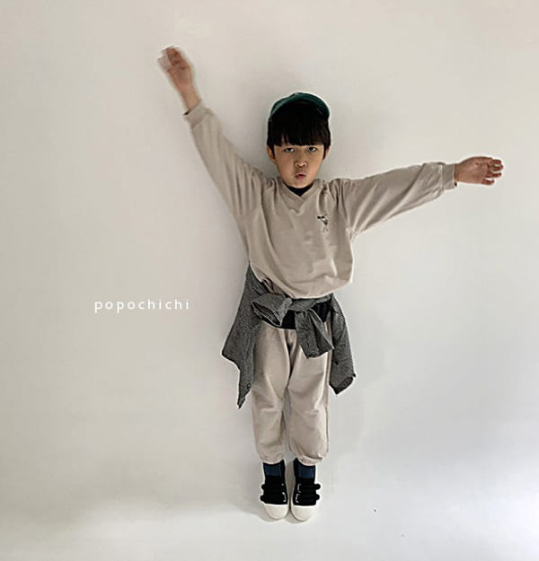 POPOCHICHI - Korean Children Fashion - #Kfashion4kids - Weight Top Bottom Set - 5