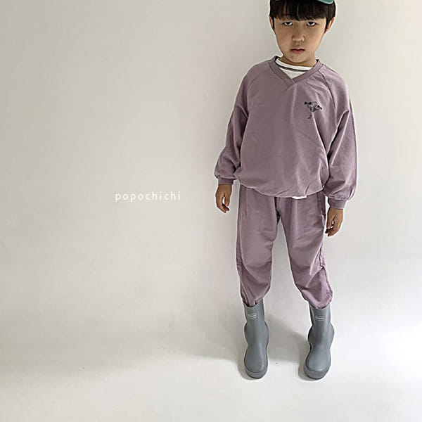 POPOCHICHI - Korean Children Fashion - #Kfashion4kids - Weight Top Bottom Set - 7