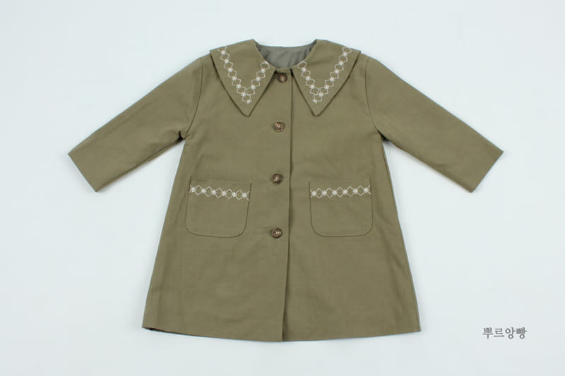 POURENFANT - Korean Children Fashion - #Kfashion4kids - Honest Trench Coat - 3