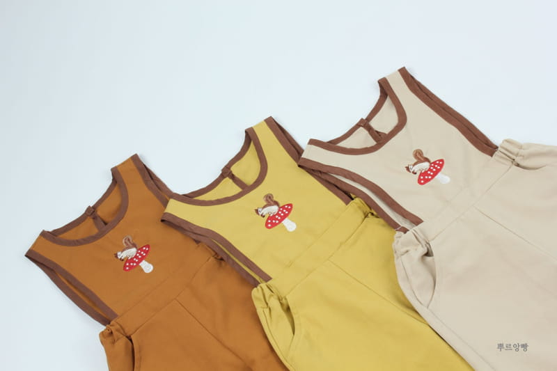 POURENFANT - Korean Children Fashion - #Kfashion4kids - Mushroom Jumpsuit