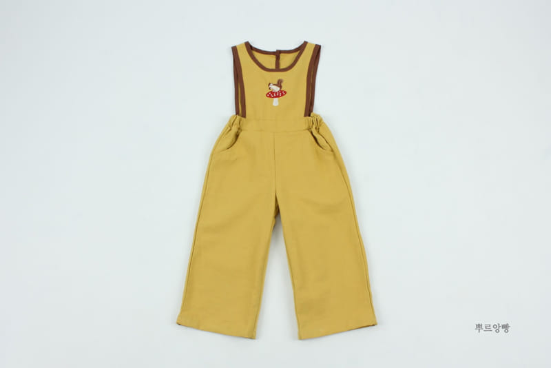 POURENFANT - Korean Children Fashion - #Kfashion4kids - Mushroom Jumpsuit - 4