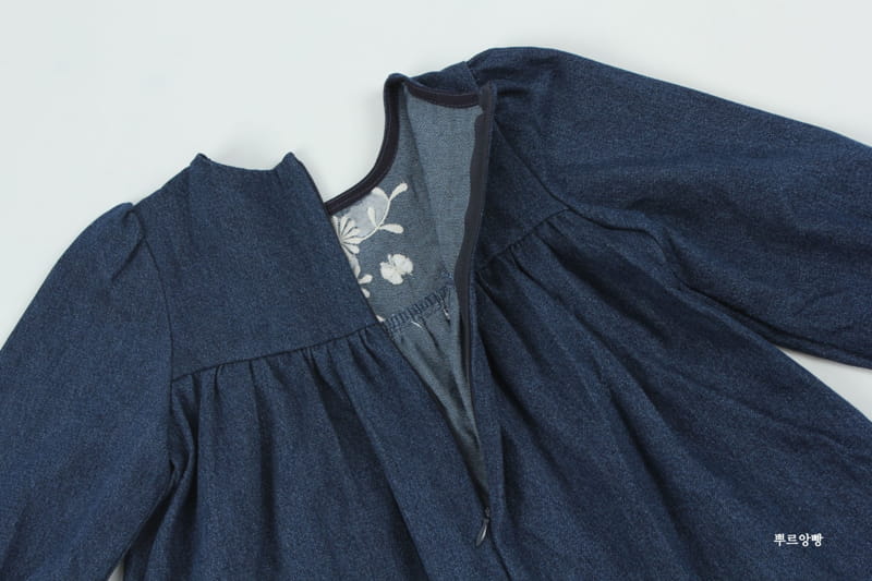 POURENFANT - Korean Children Fashion - #Kfashion4kids - Lily Denim One-piece