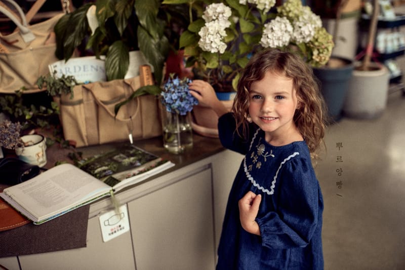 POURENFANT - Korean Children Fashion - #Kfashion4kids - Lily Denim One-piece - 6
