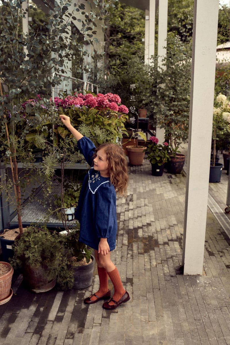 POURENFANT - Korean Children Fashion - #Kfashion4kids - Lily Denim One-piece - 7